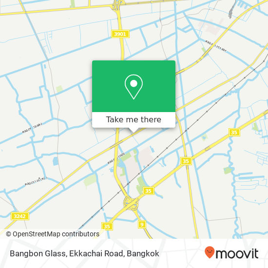 Bangbon Glass, Ekkachai Road map