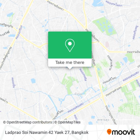 Ladprao Soi Nawamin 42 Yaek 27 map