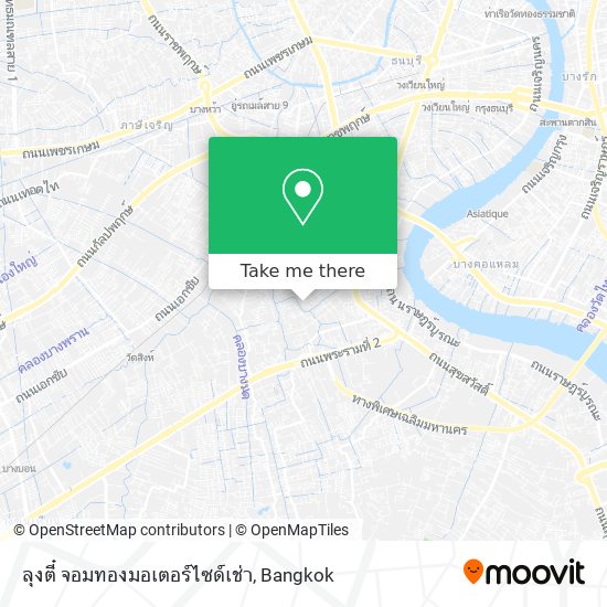 ลุงตี๋ จอมทองมอเตอร์ไซด์เช่า map