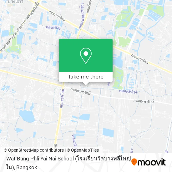 Wat Bang Phli Yai Nai School (โรงเรียนวัดบางพลีใหญ่ใน) map