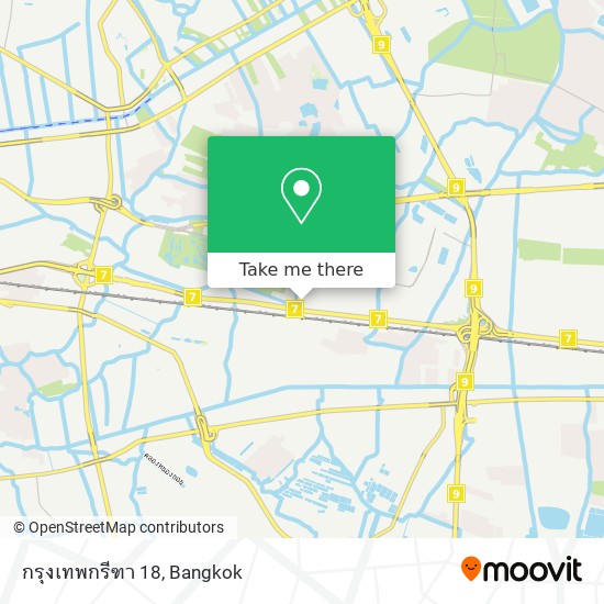 กรุงเทพกรีฑา 18 map