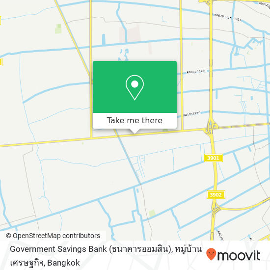 Government Savings Bank (ธนาคารออมสิน), หมู่บ้านเศรษฐกิจ map