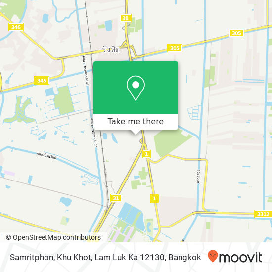 Samritphon, Khu Khot, Lam Luk Ka 12130 map