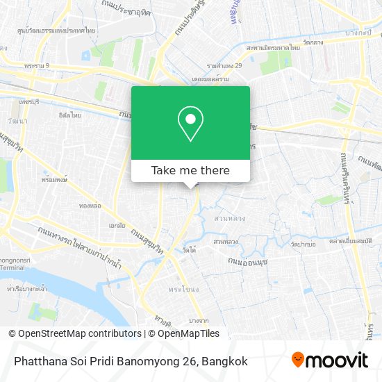 Phatthana Soi Pridi Banomyong 26 map