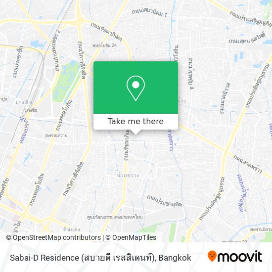 Sabai-D Residence (สบายดี เรสสิเดนท์) map