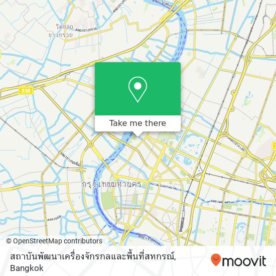 สถาบันพัฒนาเครื่องจักรกลและพื้นที่สหกรณ์ map