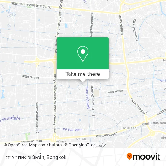 ธาราทอง หม้อน้ำ map