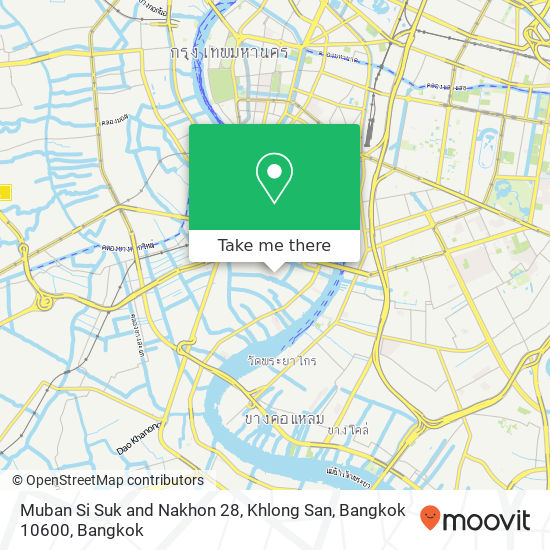 Muban Si Suk and Nakhon 28, Khlong San, Bangkok 10600 map