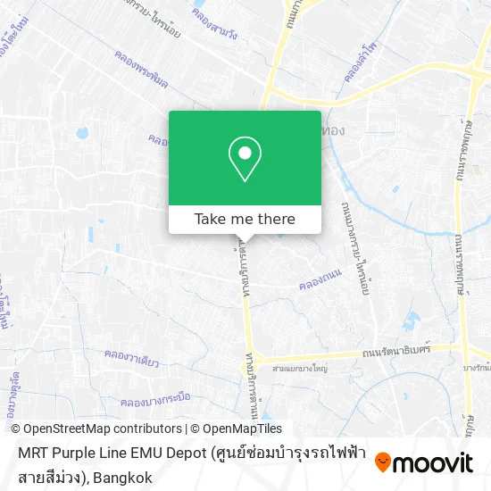 MRT Purple Line EMU Depot (ศูนย์ซ่อมบำรุงรถไฟฟ้าสายสีม่วง) map