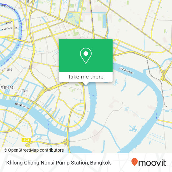 Khlong Chong Nonsi Pump Station map