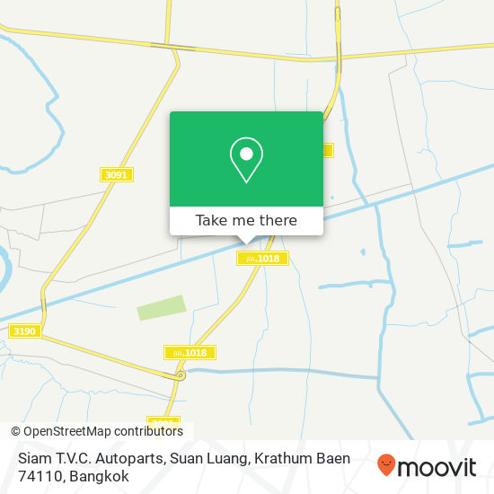 Siam T.V.C. Autoparts, Suan Luang, Krathum Baen 74110 map