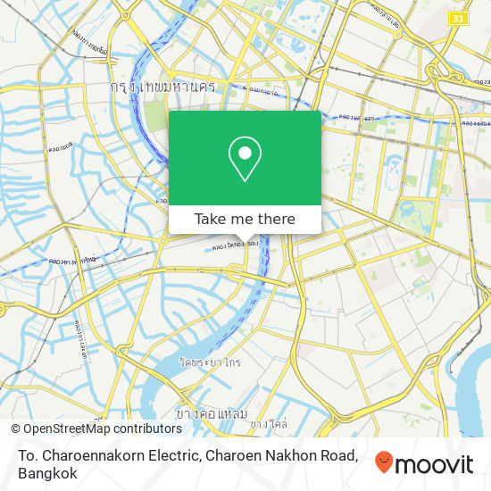 To. Charoennakorn Electric, Charoen Nakhon Road map