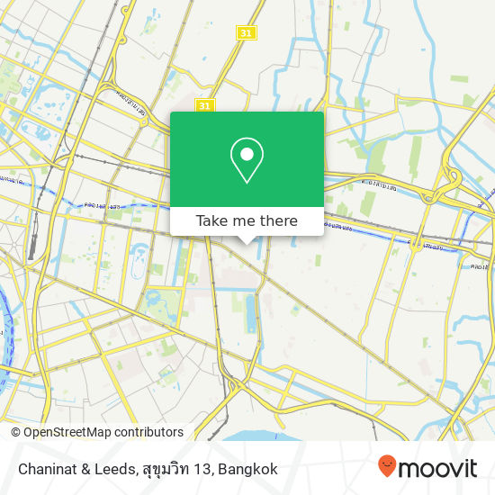 Chaninat & Leeds, สุขุมวิท 13 map