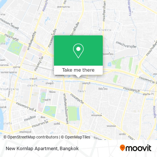 New Kornlap Apartment map