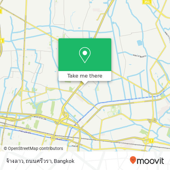 จ้างลาว, ถนนศรีวรา map