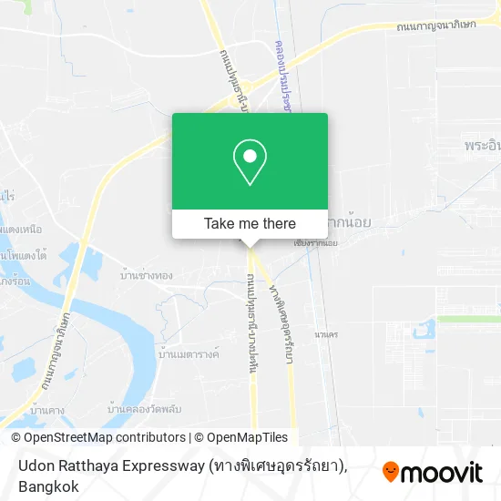Udon Ratthaya Expressway (ทางพิเศษอุดรรัถยา) map