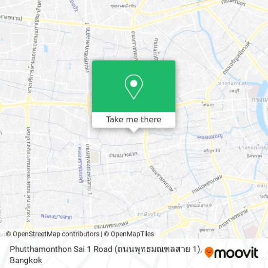 Phutthamonthon Sai 1 Road (ถนนพุทธมณฑลสาย 1) map