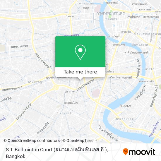 S.T. Badminton Court (สนามแบดมินตันเอส.ที.) map