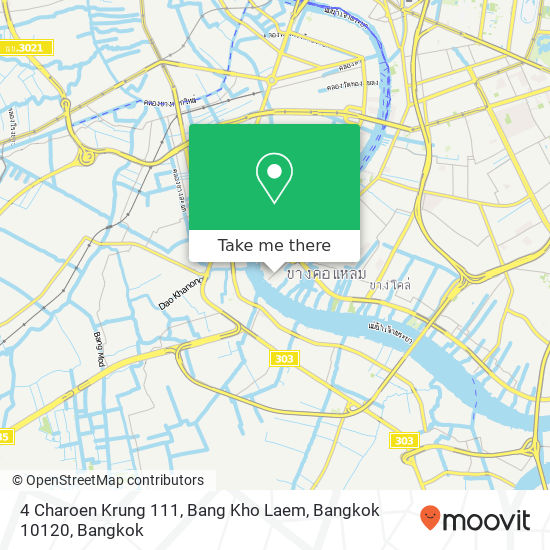 4 Charoen Krung 111, Bang Kho Laem, Bangkok 10120 map