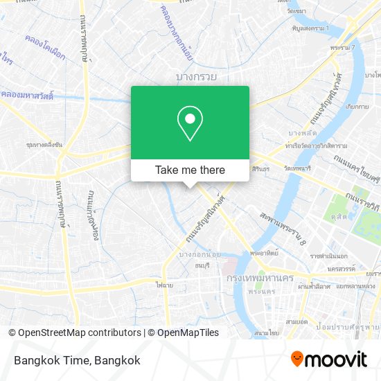 Bangkok Time map