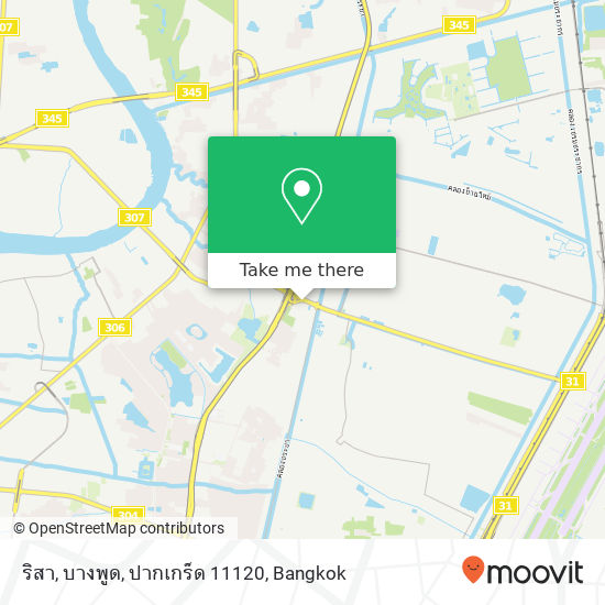 ริสา, บางพูด, ปากเกร็ด 11120 map