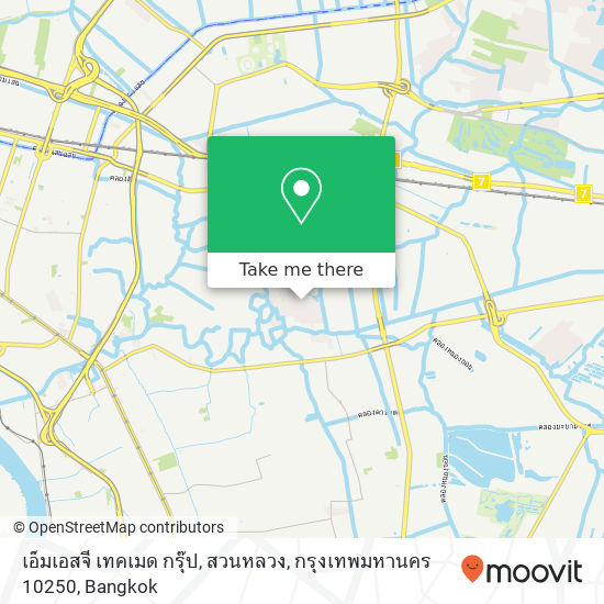 เอ็มเอสจี เทคเมด กรุ๊ป, สวนหลวง, กรุงเทพมหานคร 10250 map