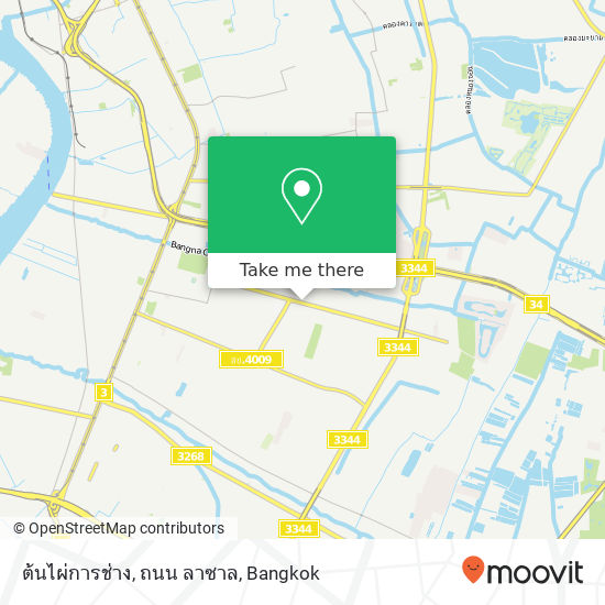 ต้นไผ่การช่าง, ถนน ลาซาล map