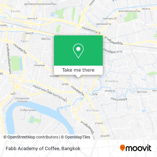 Fabb Academy of Coffee map
