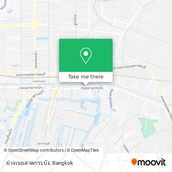 ย่างเนยลาดกระบัง map