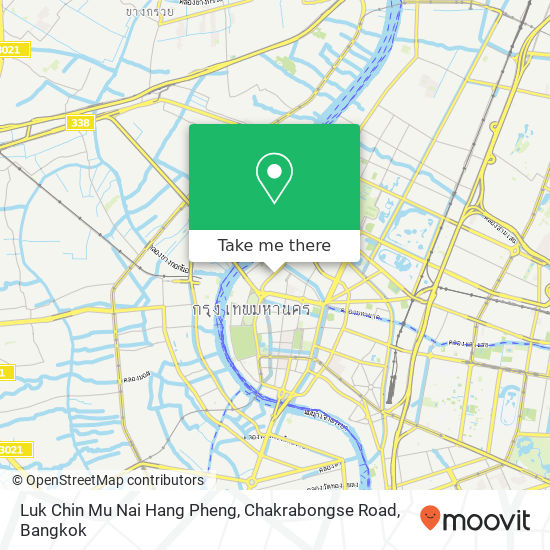 Luk Chin Mu Nai Hang Pheng, Chakrabongse Road map