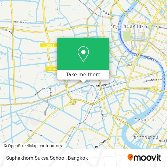 Suphakhom Suksa School map