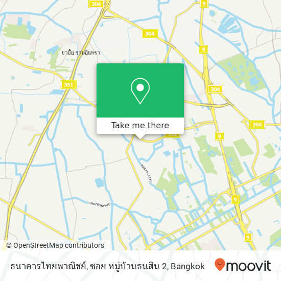 ธนาคารไทยพาณิชย์, ซอย หมู่บ้านธนสิน 2 map
