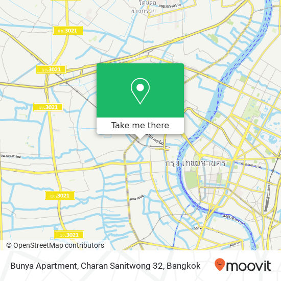 Bunya Apartment, Charan Sanitwong 32 map