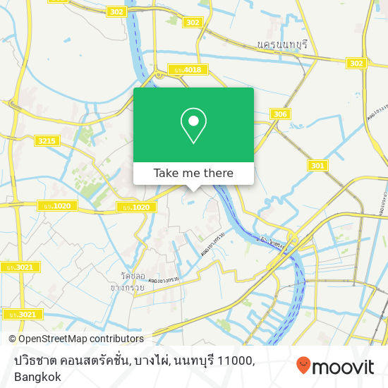 ปวิธชาต คอนสตรัคชั่น, บางไผ่, นนทบุรี 11000 map