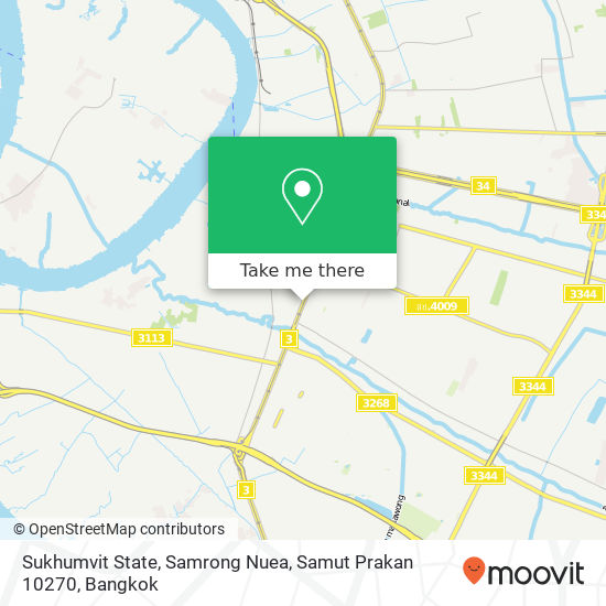 Sukhumvit State, Samrong Nuea, Samut Prakan 10270 map