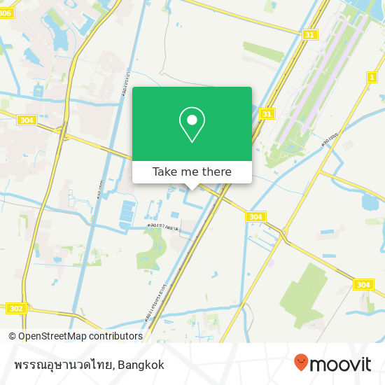 พรรณอุษานวดไทย map