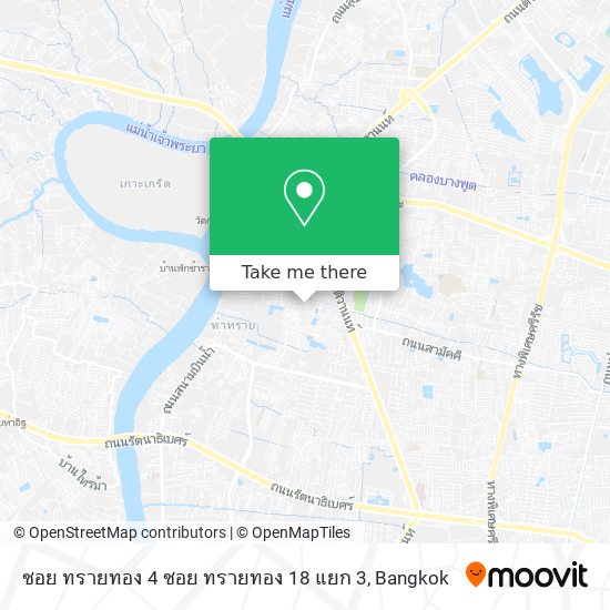ซอย ทรายทอง 4 ซอย ทรายทอง 18 แยก 3 map