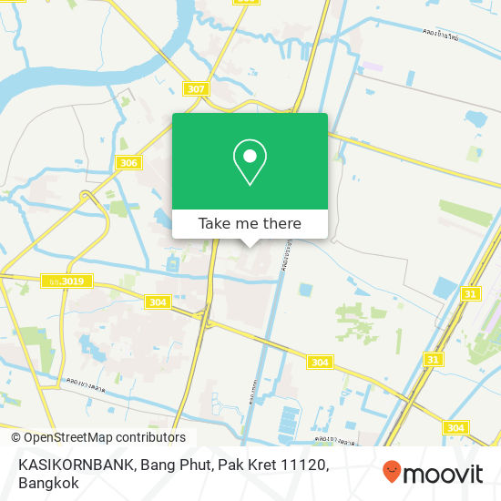 KASIKORNBANK, Bang Phut, Pak Kret 11120 map
