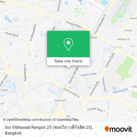 Soi Vibhavadi Rangsit 25 (ซอยวิภาวดีรังสิต 25) map