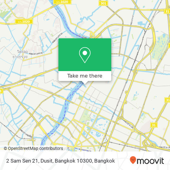 2 Sam Sen 21, Dusit, Bangkok 10300 map
