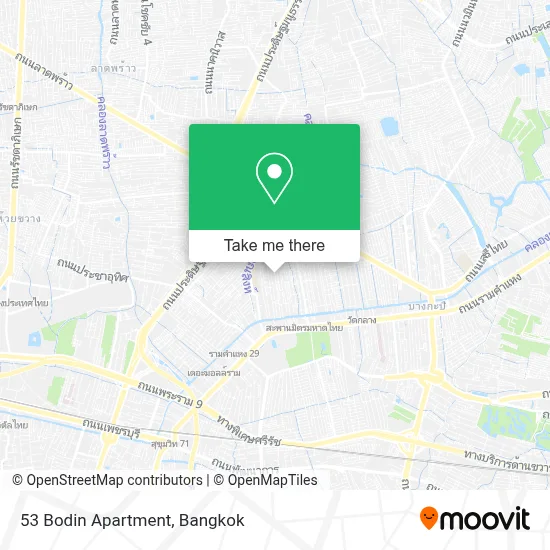 53 Bodin Apartment map