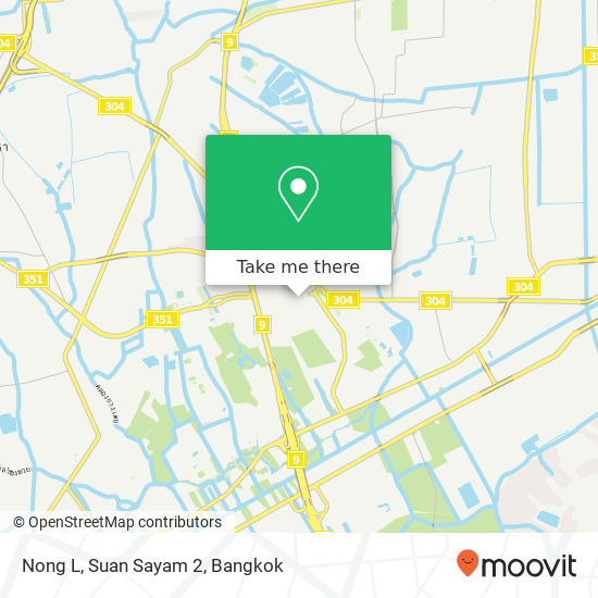 Nong L, Suan Sayam 2 map