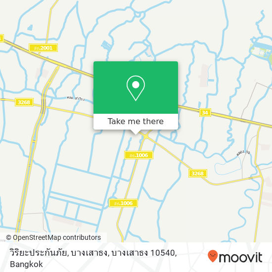 วิริยะประกันภัย, บางเสาธง, บางเสาธง 10540 map