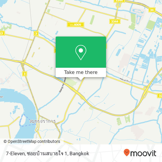 7-Eleven, ซอยบ้านสบายใจ 1 map