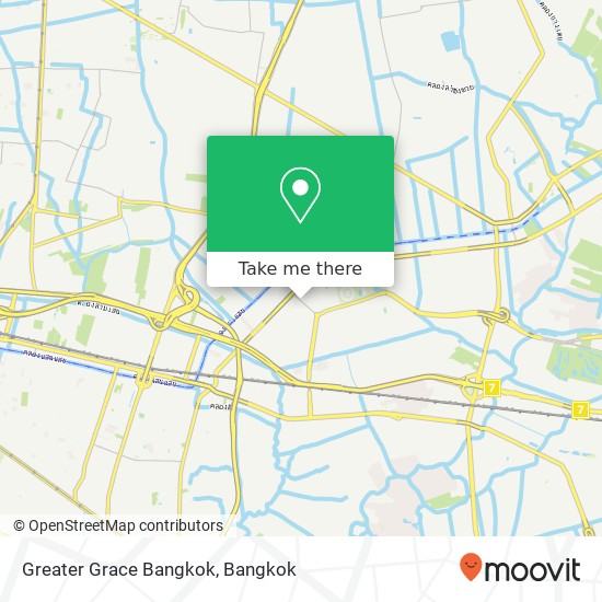 Greater Grace Bangkok map