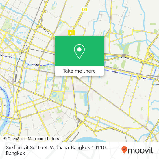 Sukhumvit Soi Loet, Vadhana, Bangkok 10110 map
