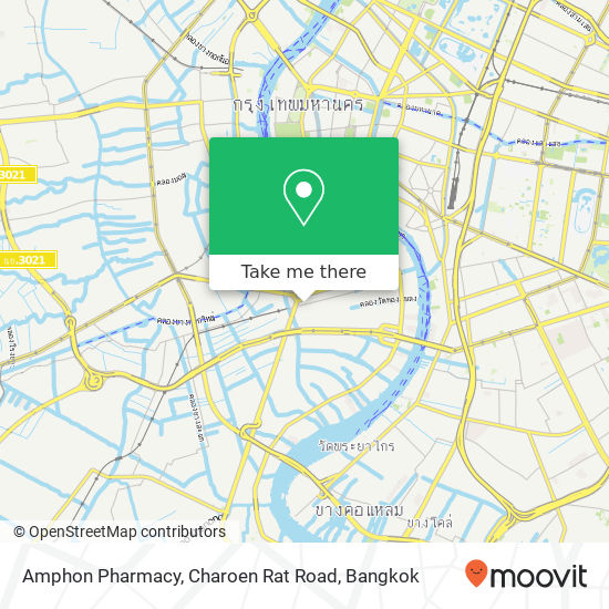 Amphon Pharmacy, Charoen Rat Road map