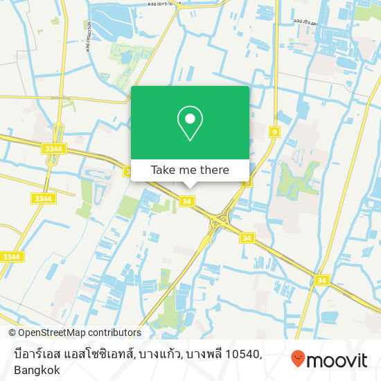 บีอาร์เอส แอสโซซิเอทส์, บางแก้ว, บางพลี 10540 map