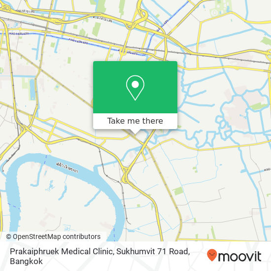 Prakaiphruek Medical Clinic, Sukhumvit 71 Road map