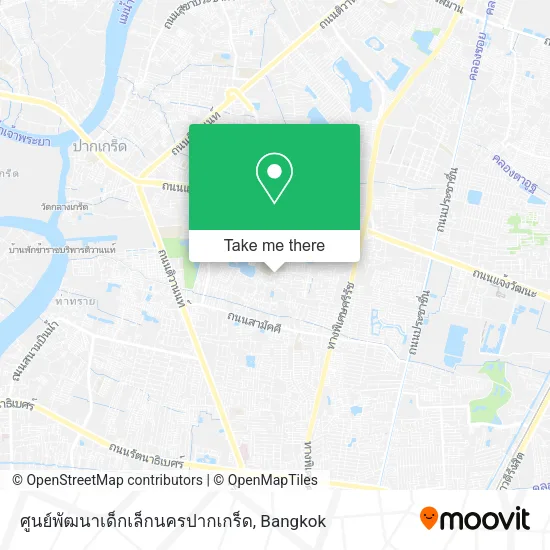 ศูนย์พัฒนาเด็กเล็กนครปากเกร็ด map